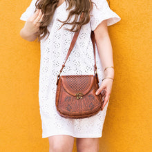 Load image into Gallery viewer, Alma Mia Signature Crossover Handbag - Vegan
