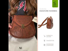 Load and play video in Gallery viewer, Alma Mia Signature Crossover Handbag - Vegan
